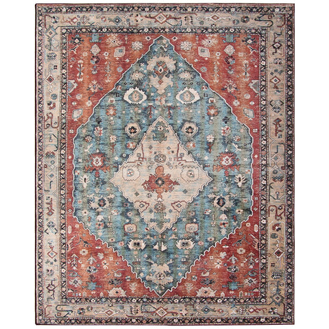Anti Slip Traditional Decoration Large Boho Floor Mat for Living Room Gogoa
