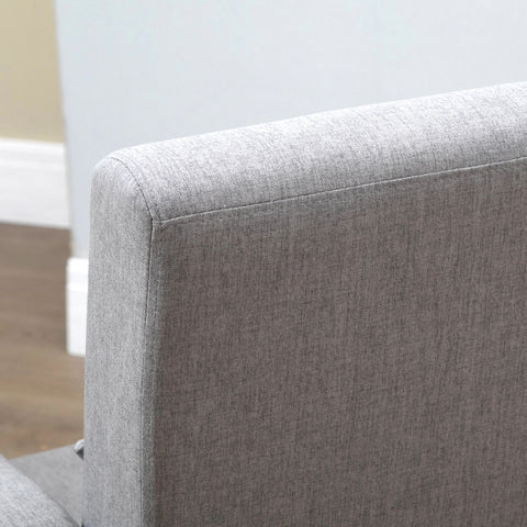 Accent Chair, Linen-Touch Armchair, Upholstered Leisure Lounge Sofa, Club Chair