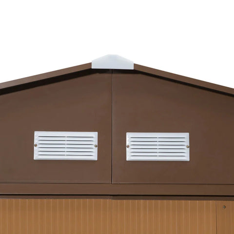 11 Ft. W X 13 Ft. D Metal Garden Shed