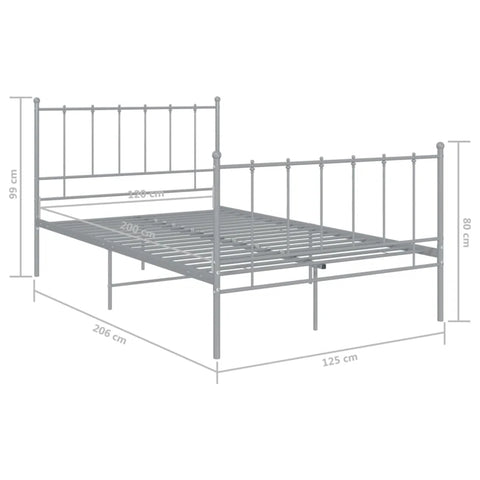 Vidaxl Bed Frame Metal