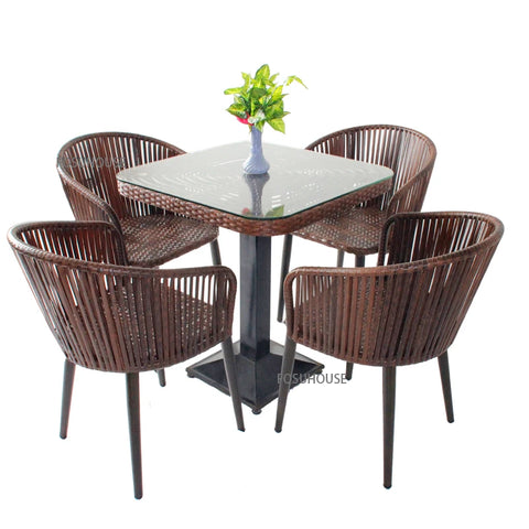 Nordic Outdoor Furniture Creative Balcony Rattan Chair Three Piece Combination Outdoor Chair Courtyard Hotel Garden Rattan Chair