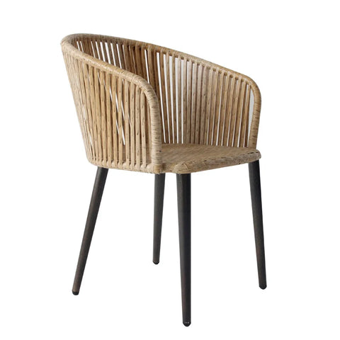 Nordic Outdoor Furniture Creative Balcony Rattan Chair Three Piece Combination Outdoor Chair Courtyard Hotel Garden Rattan Chair