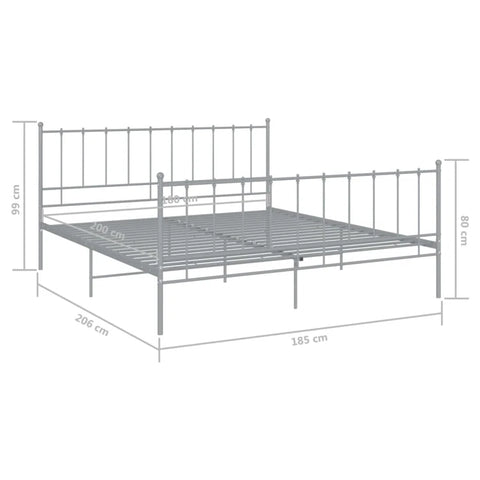 Vidaxl Bed Frame Metal