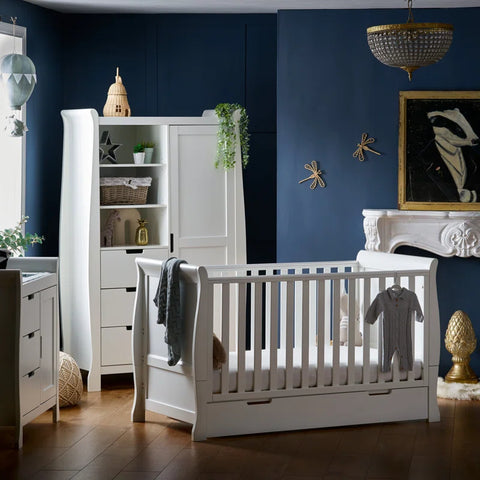 Stamford Cot Bed 3-Piece Nursery Furniture Set