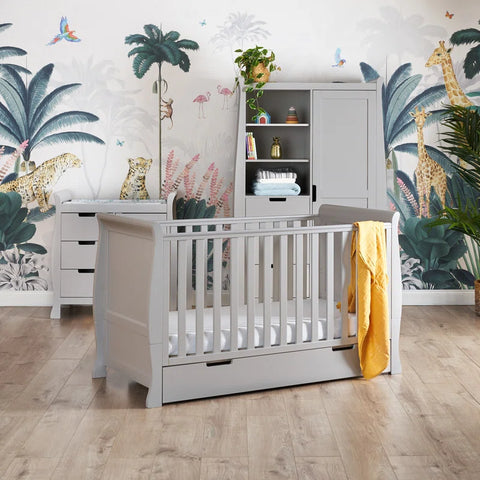 Stamford Cot Bed 3-Piece Nursery Furniture Set