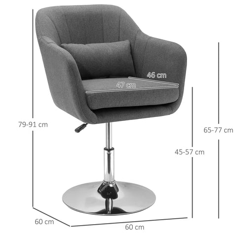 Twyman Upholstered Swivel Armchair