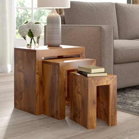 Cube 3 Piece Nest of Tables