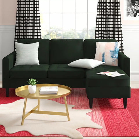 2 - Piece Velvet Sofa & Chaise