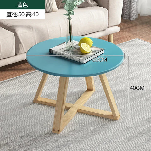 Modern Coffee Table Set - Originality Tables Combination, Solid Wood round Tables for Living Room, Simple Center Tables