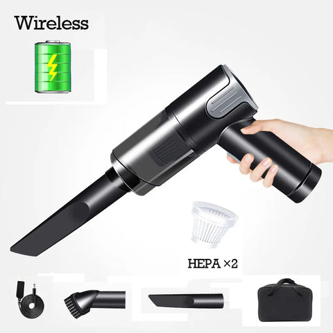Portable Wireless Car Vacuum Cleaner Handheld Powerful Vacuum Cleaner for Car Cordless Home Appliance Car Products Mini Cleaner