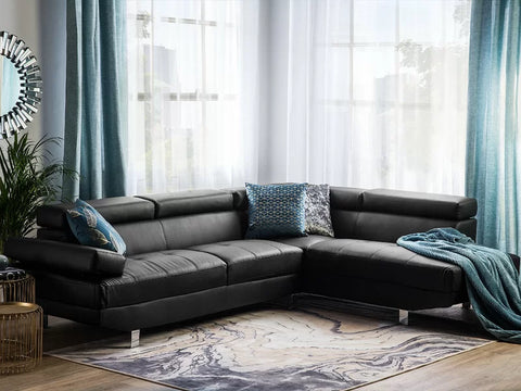 Auti Faux Leather Large Sectional