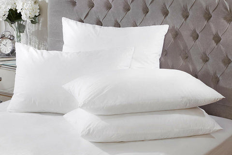 Pillows Bounce Back Pack of Four Deluxe Pillow for Bedding UK Hypoallergenic