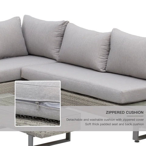 Gambhiri 4 - Person Garden Lounge Set with Cushions