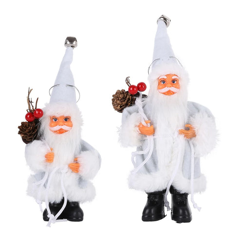 Christmas Santa Claus Doll Decorative Desktop Santa Claus Figure Santa Figurine Ornament Xmas Christmas Decor for Home