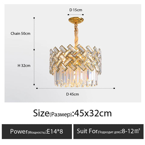 Postmodern Light Luxury Crystal Chandelier Modern Minimalist Living Room Dining Bedroom Lamp 2021 Lamps