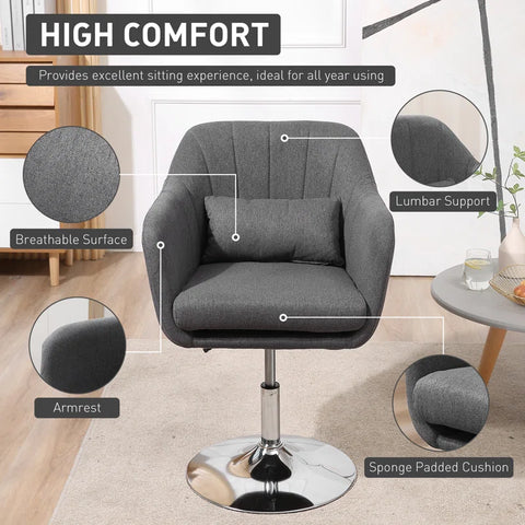 Twyman Upholstered Swivel Armchair