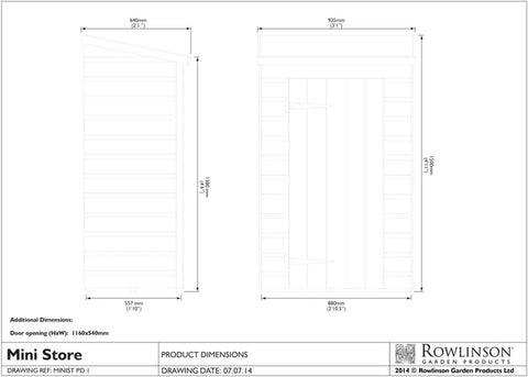 3 Ft. X 2 Ft. Wooden Tool Shed