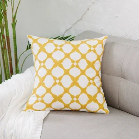 Embroidery Pillow Cover 45X45cm