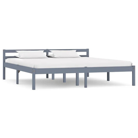 Vidaxl Bed Frame Solid Pine Wood