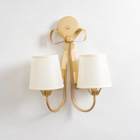 Modern Simple Light Luxury E14 Bowknot Wall Lamp Living Room Bedroom Girl Princess Children Room Lights