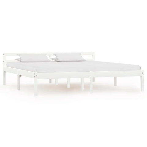 Vidaxl Bed Frame Solid Pine Wood