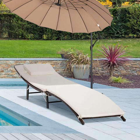 Peugeot 196Cm Long Reclining Single Chaise with Cushions