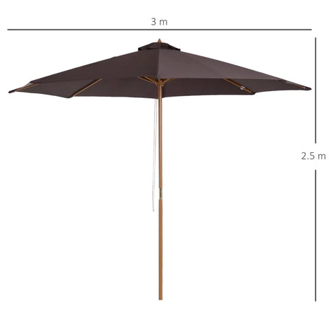 Lakewood 300Cm Market Parasol