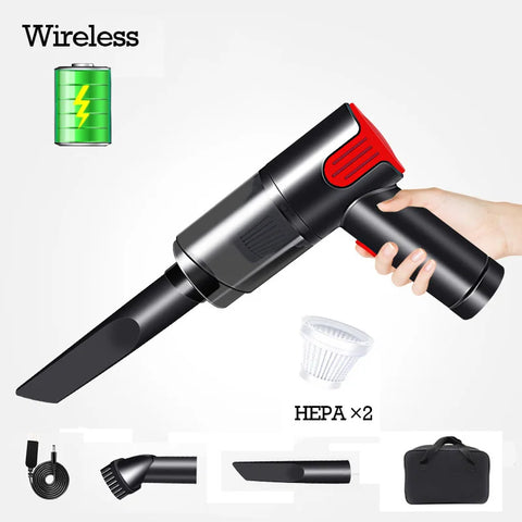 Portable Wireless Car Vacuum Cleaner Handheld Powerful Vacuum Cleaner for Car Cordless Home Appliance Car Products Mini Cleaner