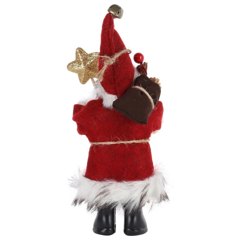 Christmas Santa Claus Doll Decorative Desktop Santa Claus Figure Santa Figurine Ornament Xmas Christmas Decor for Home