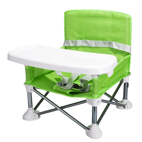 Baby Furniture Supplies Booster Seat Dining Chair Portable Travel Folding Kids with Feeding Chair Outdoor Beach Seat