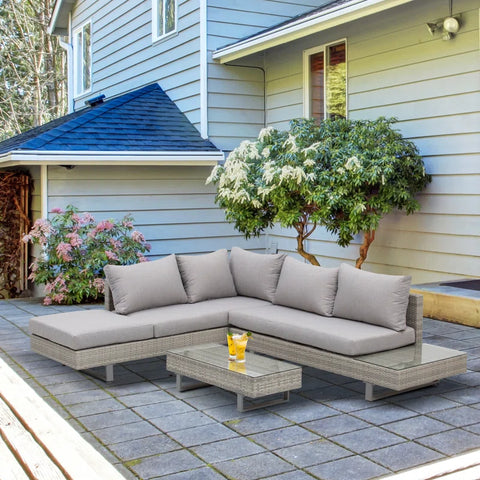 Gambhiri 4 - Person Garden Lounge Set with Cushions