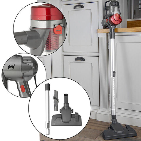 Ovation Vacuum Cleaner Corded Bagless Stick Hoover Lightweight Upright Handheld