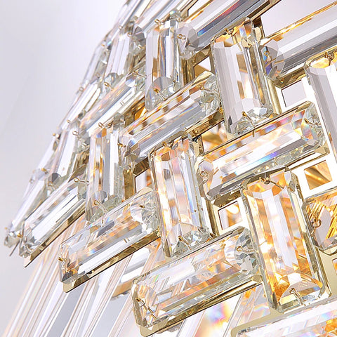 Postmodern Light Luxury Crystal Chandelier Modern Minimalist Living Room Dining Bedroom Lamp 2021 Lamps