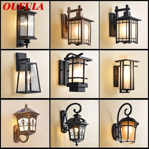 Outdoor Wall Sconces Lamps Fixture Modern Waterproof Patio LED Light for Home Porch