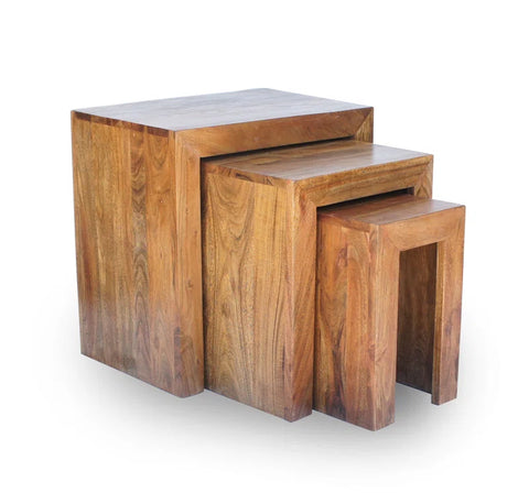 Cube 3 Piece Nest of Tables