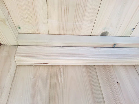 7 Ft. W X 3 Ft. D Tongue and Groove Pent Wooden Bike Shed