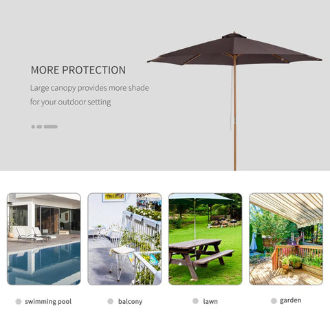 Lakewood 300Cm Market Parasol