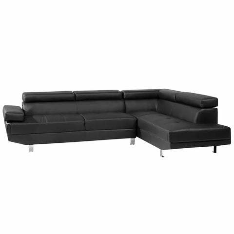 Auti Faux Leather Large Sectional