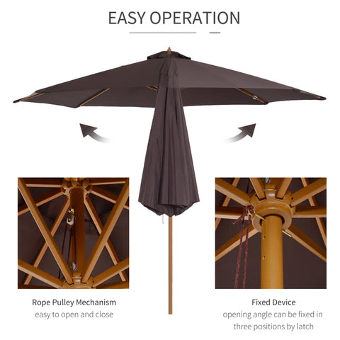 Lakewood 300Cm Market Parasol