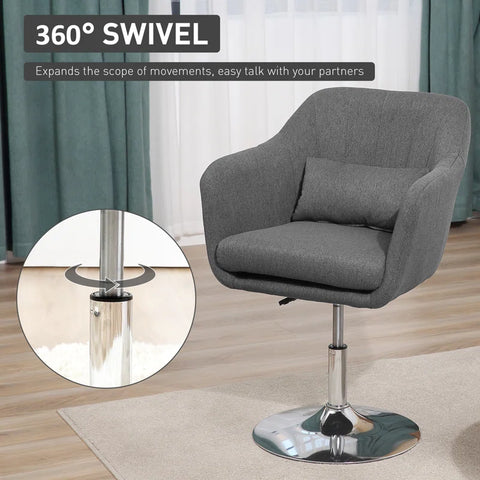 Twyman Upholstered Swivel Armchair