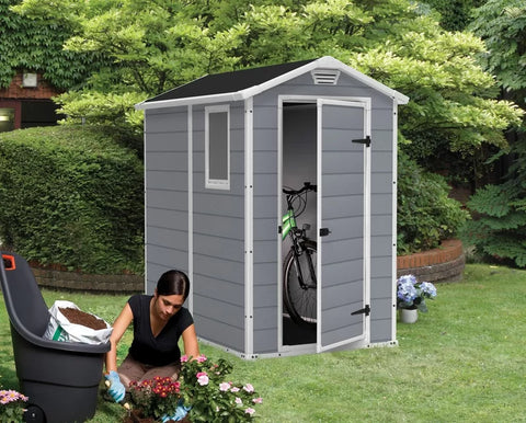 Manor Shed 6X4Ft- Grey